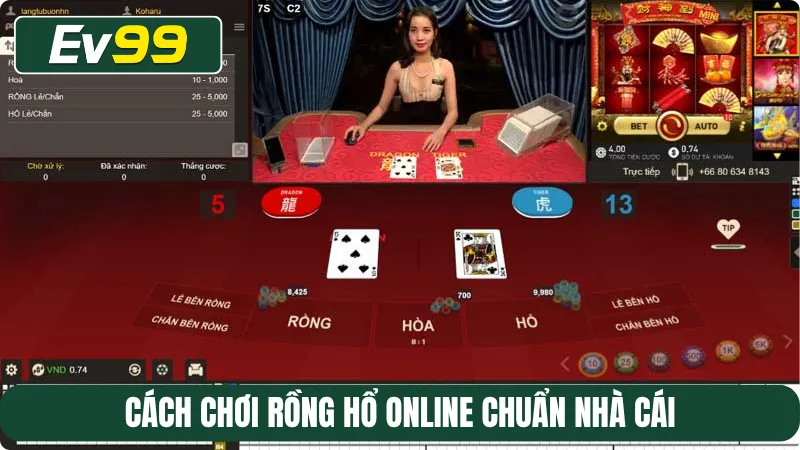 Cách chơi Rồng Hổ online chuẩn nhà cái