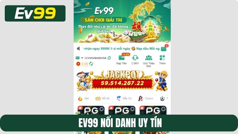 EV99 nổi danh uy tín