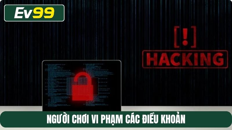Người chơi vi phạm các điều khoản