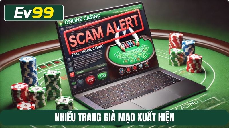 Nhiều trang giả mạo xuất hiện