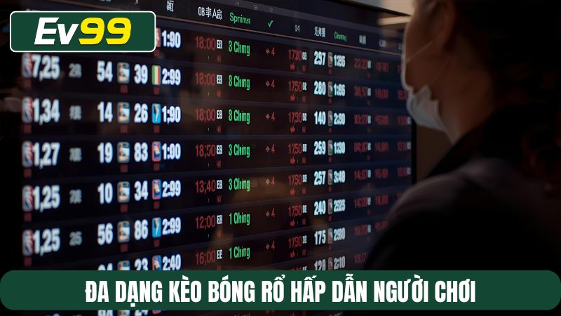 Đa dạng kèo bóng rổ hấp dẫn người chơi
